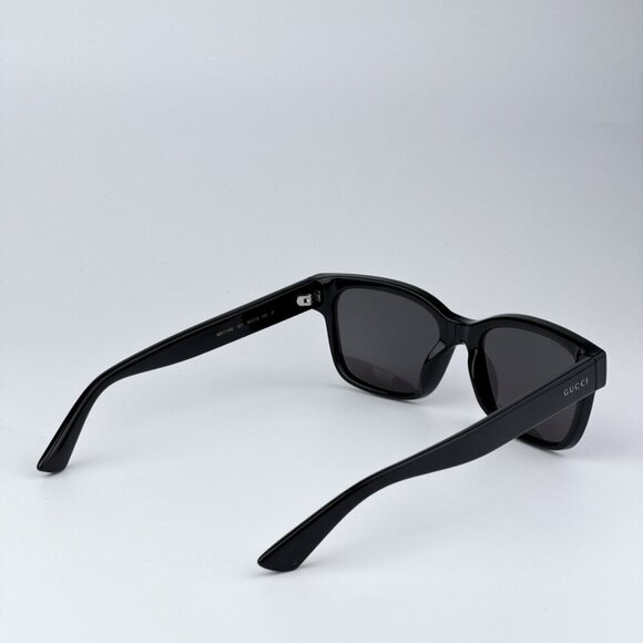 Gucci GG1716S 001 BRAND NEW Sunglasses Black Grey Square Unisex